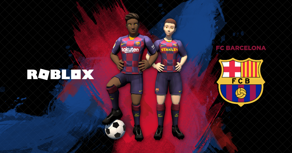 Fc Barcelona To Showcase New Home Kit On Video Game Platform Roblox Sportbusiness - nfl roblox commercial