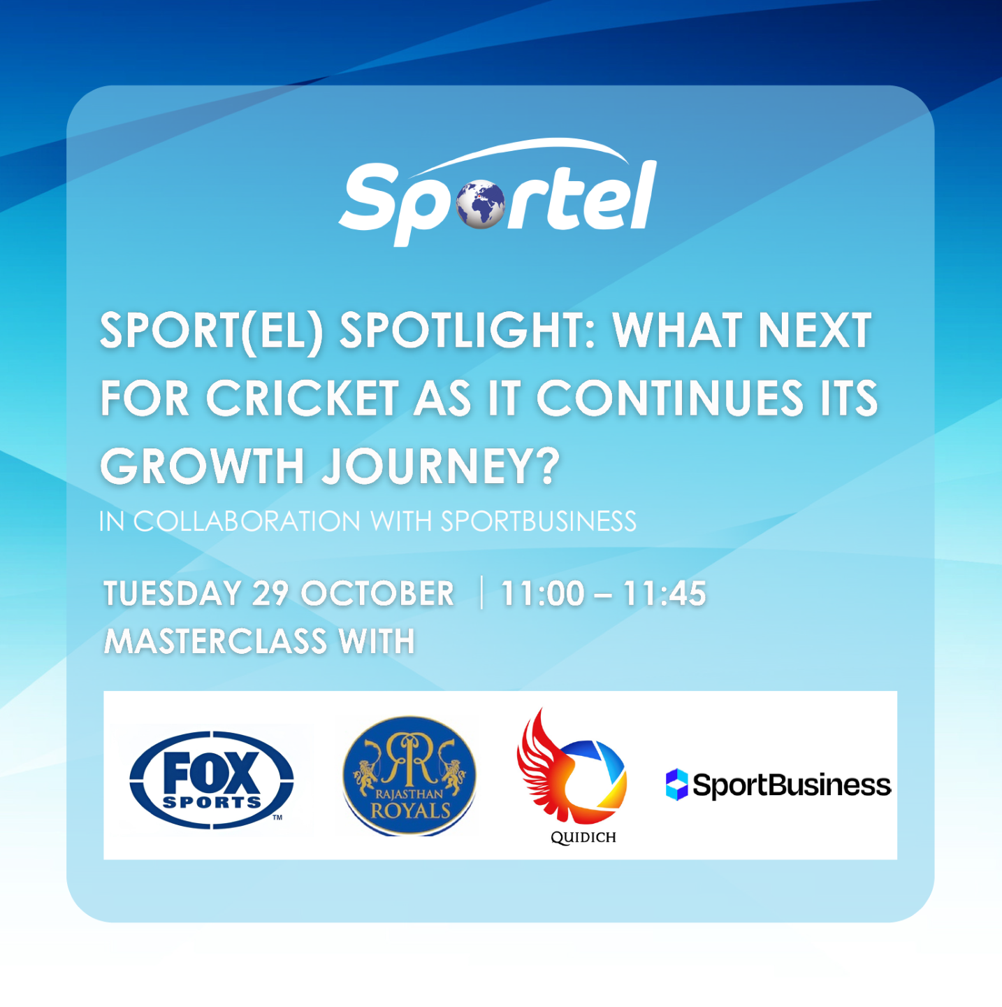 SPORT(EL) Spotlight: What Next for Cricket as it Continues its Growth Journey?